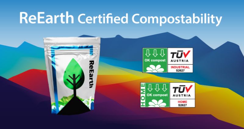 ReEarth Compostable Films Earn TUV Certifications
