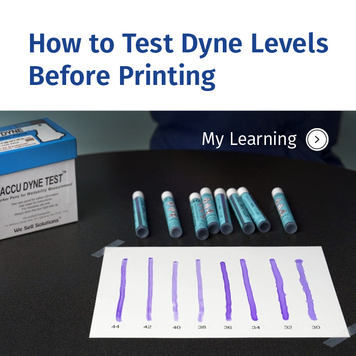 How to Test Dyne Levels Before Printing